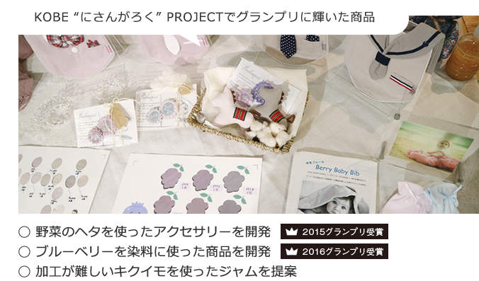 KOBE にさんがろくプロジェクトでグランプリに輝いた商品